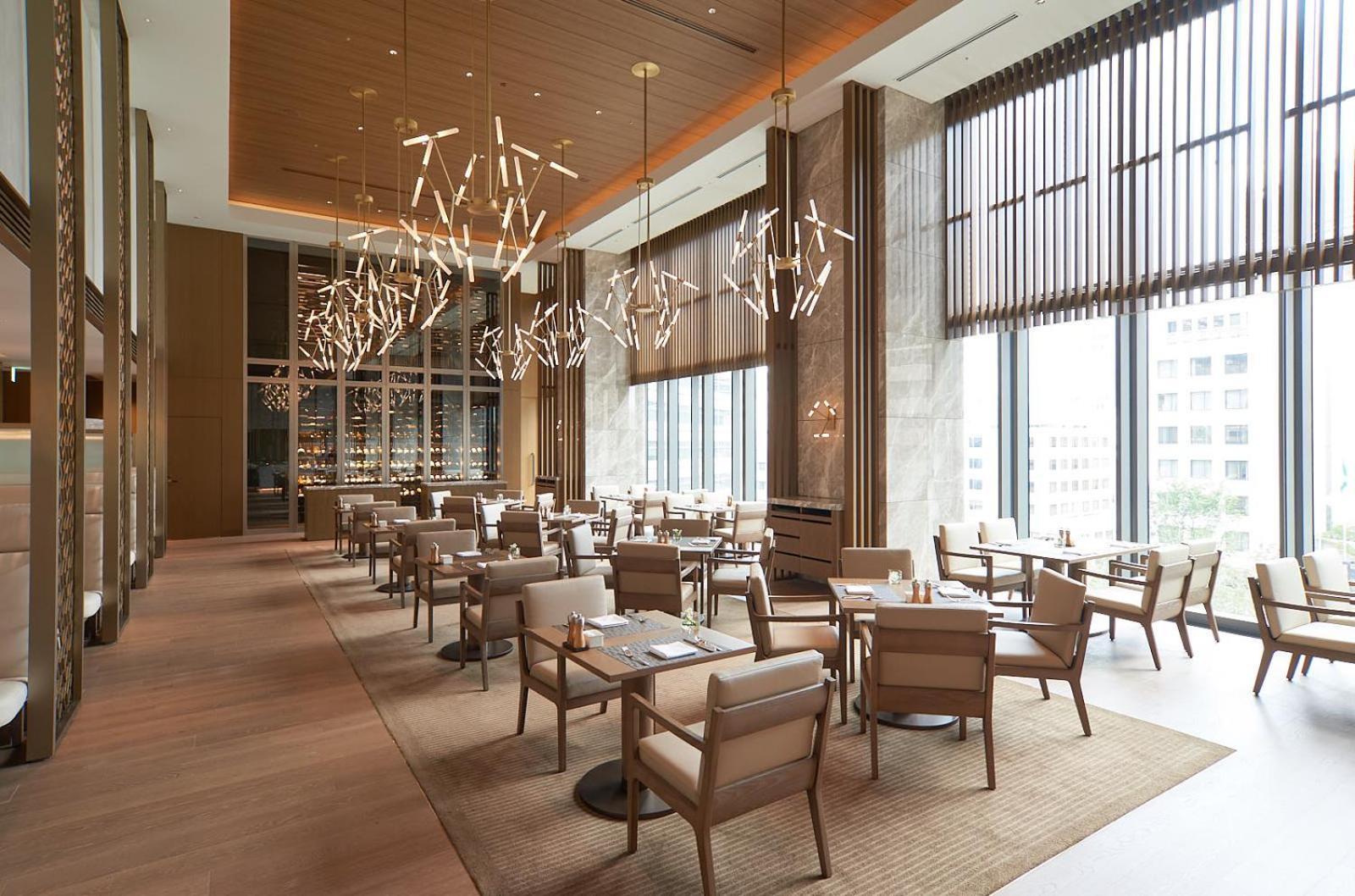 The Okura Tokyo Hotel Exterior foto Restaurant