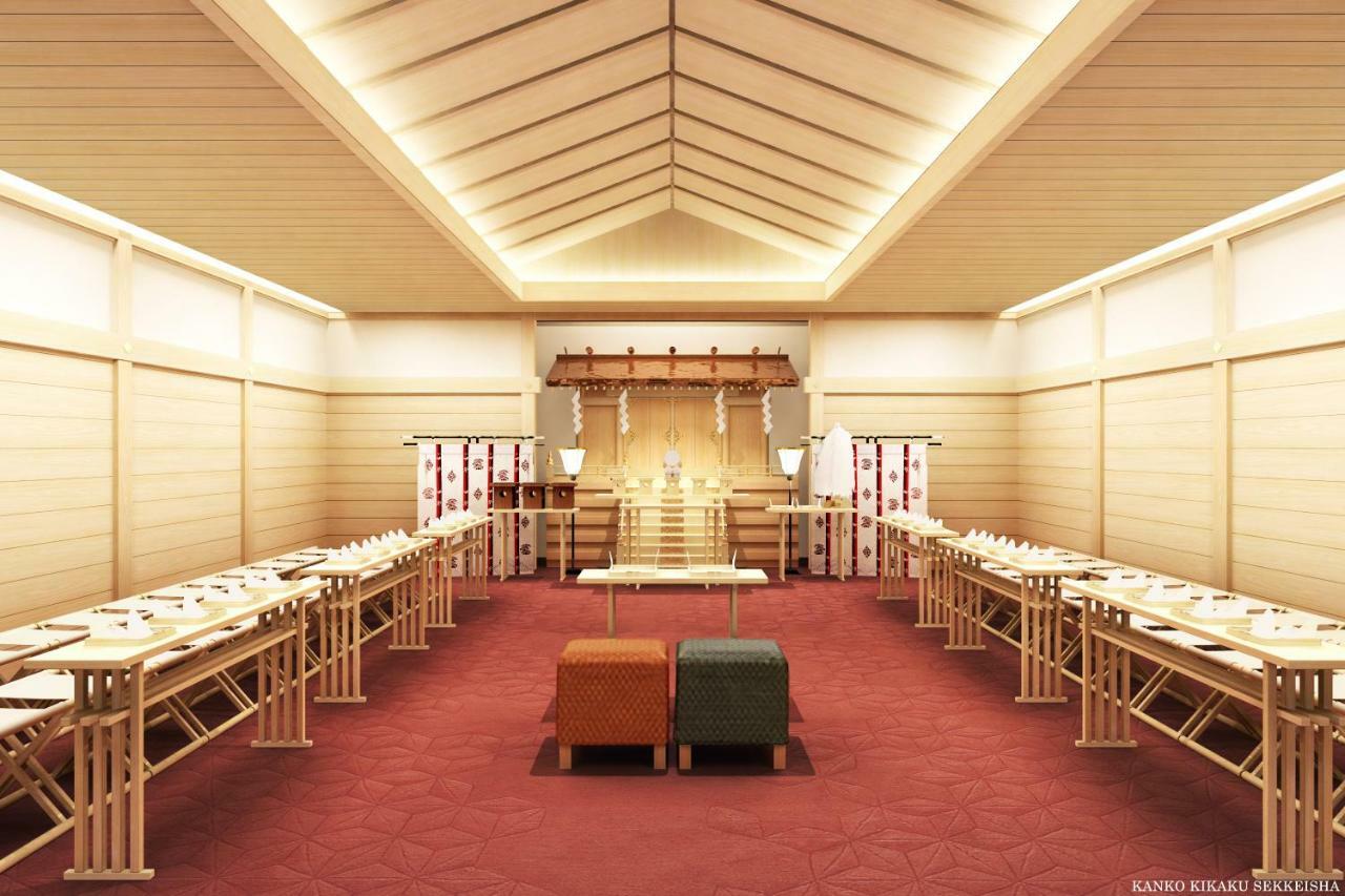 The Okura Tokyo Hotel Exterior foto The interior of a typical Japanese temple